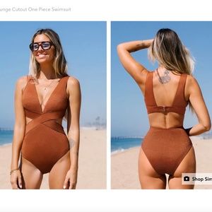 NWT RUST ONE PIECE